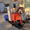 步履式50旋噴鉆機(jī)施工現(xiàn)場(chǎng) 履帶雙錨固鉆機(jī)