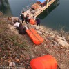 長沙河道攔截大流量漂浮垃圾的塑料浮筒