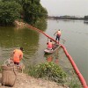 在水面攔截漂浮垃圾的天蔚滾塑 攔截大面積漂浮垃圾