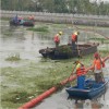 水面阻攔漂浮垃圾的塑料浮筒 水面攔污浮體