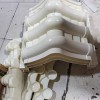 混凝土圍墻壓頂墻帽塑料模型 屋檐頭仿古瓦模具
