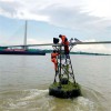 水面滾塑一體式警示浮標(biāo) 長(zhǎng)江河道攔船的浮體浮標(biāo)