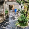 天然青石板亂形石園林鋪地碎拼亂石板巖戶外不規則亂石片